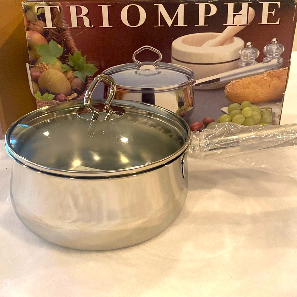 Saucepan 2 quart with lid NIB